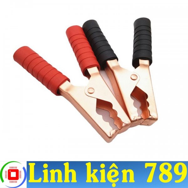 Kẹp bình ắc quy 200A Kẹp cá sấu ( 1 cặp đen đỏ ) 